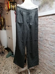 Schwarz-Weiß Gestreifte Hose, Größe XS - Bild 1 von 6