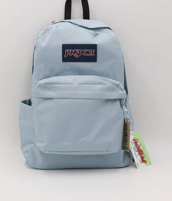 JanSport SuperBreak Plus Backpack Internal 15" laptop Sleeve, Side Pocket - Image 1 of 4