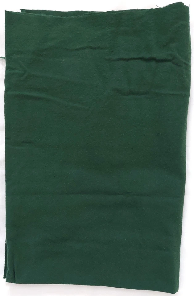 29.5" x 41" - "Dark Green" Cotton Flannel Fabric - New/Unused - Image 1 of 1