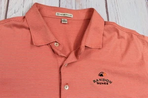 Peter Millar  Mens XL Striped Bandon Dunes Golf Course Shirt - Picture 1 of 11