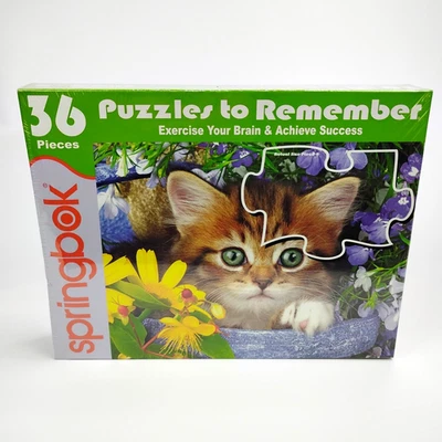 Springbok Puzzles to Remember GARDEN HELPER 36 Extra Large Pieces Dementia NEW - Image 1 of 4