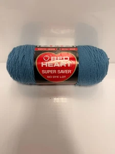 Hilo Red Heart Super Saver 8 oz color azul país - Imagen 1 de 4