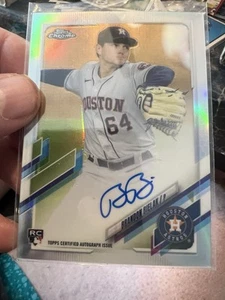 Topps Chrome Brandon Bielak RC 2021⚡️AUTO⚡️REFRACTOR #d/499⚡️Astros - Imagen 1 de 1