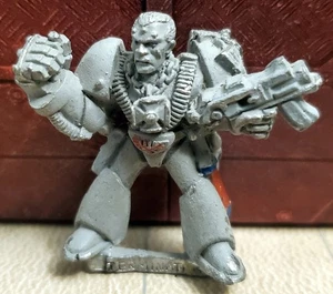 Warhammer 40k Rogue Trader Space Marine Captain with Terminator Honours Metal - Picture 1 of 1