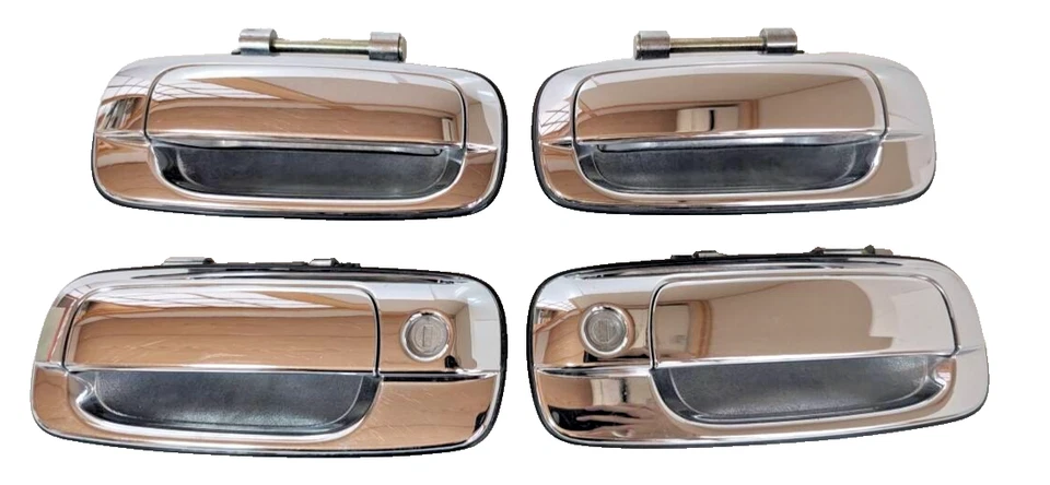 Lexus Genuine GS300 GS400 Toyota Aristo 98-05 Chrome Door Handle Pair OEM JDM Foto 1 de 4
