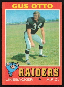 1971 Topps #258 Gus Otto Oakland Raiders NR-MINT HIGH QUALITY! NO RESERVE! - Picture 1 of 2