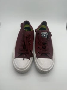 Converse with Lunarlon Maroon Chuck Taylor II All Star Low Sz 5.5 5 1/2 Women's - Picture 1 of 11