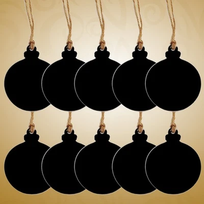  10 PCS Small Chalkboard Mini Chalkboards Oval Blackboard Wedding - Image 1 of 4