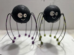 Pier 1 Halloween Deko Glitzer Spinne 2er Set - Bild 1 von 9