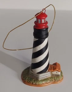 Figura de colección 1994 Geo Z Lefton St Augustine Lighthouse adorno 01439 - Imagen 1 de 8