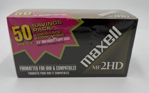 Maxell MF2HD 3.5 Floppy 50-Pack - Afbeelding 1 van 2