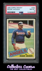 1985 Topps Tiffany #200 Reggie Jackson PSA 8 (NM-MT) - Picture 1 of 2