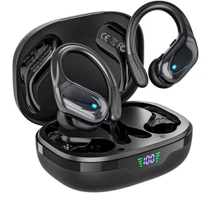 GNMN. Kabellose Kopfhörer mit aktiver Geräuschunterdrückung, mit Ohrhaken. - Bild 1 von 4