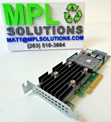 Dell PERC H740P RAID 8GB Cache 12Gb/s PCI-e 3.0 x8 0DPNHJ DPNHJ 3JH35 1M71J  LP - Image 1 of 3