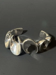 925 Sterling Silber Spanien Bayanihan Rüschen Armreif Armband - Bild 1 von 14