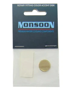 Monsoon Standard Rotary Color Accent Disks - Gold - Picture 1 of 6