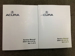 Manual De Taller De Servicio Y Reparación De Fábrica Acura 3.2CL 2001 2002 2003 - Imagen 1 de 1