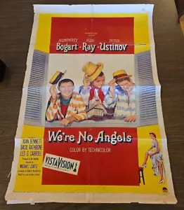 1955 We're No Angels Original Movie Poster - Humphrey Bogart - 27" x 41" Bogart - Picture 1 of 14