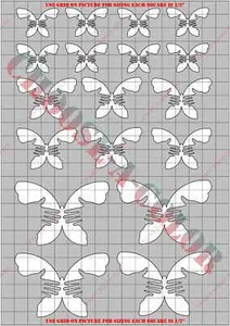 SYB3000P-X Lupus Schmetterling RC Karosserie Lack Maske Kit in Farben - Bild 1 von 4