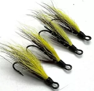 Mosche pesca al salmone MONKEY FLY singole/doppie/altre vari ganci & Qtys - Foto 1 di 1