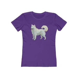 Camiseta para mujer Hokkaido calce ajustado de algodón hilado en anillos - Imagen 1 de 8