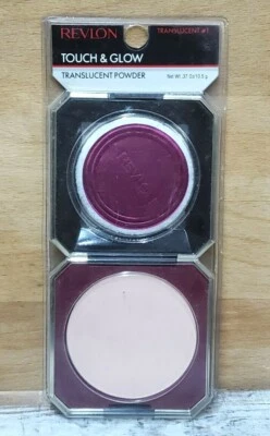 Vintage Revlon Touch & Glow Translucent Powder ~ Shade # 1 ~ full size NIP - Image 1 of 3