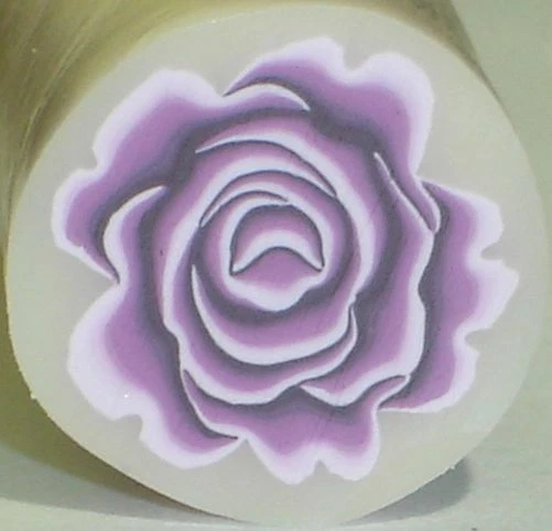 НЕОГРАНИЧЕННОЕ ТРОСТИ ДОСТАВКА ЗА $5 - СЛАДКИЙ ФИОЛЕТОВЫЙ ЦВЕТОК РОЗЫ ТРОСТЬ RAW от SueC #620 - Изображение 1 из 3