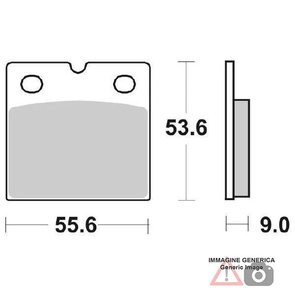 PASTIGLIE FRENO ANTERIORE DX-SX LAVERDA RGS/RGS Jota 1000 83/> SBS 506HF - Immagine 1 di 1