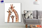 Colorful Giraffe Family Portrait Painting Collection Home Decor Wall Print Art