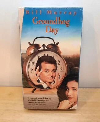 Groundhog Day BRAND NEW SEALED VHS 1993 Bill Murray Harold Ramis Andie MacDowell - Image 1 of 4