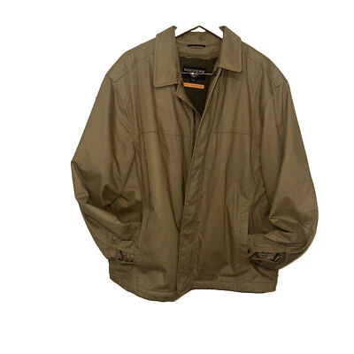 Dockers Stain Defender Men's Lined  Soft Jacket  - Khaki Green Men’s Size XXL - Image 1 of 4