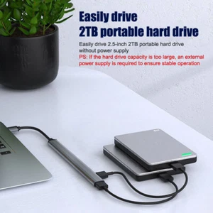 7Ports USB Type-C Splitter Multi Splitter For Computer Multiport USB A HUB P-*- - Afbeelding 1 van 16