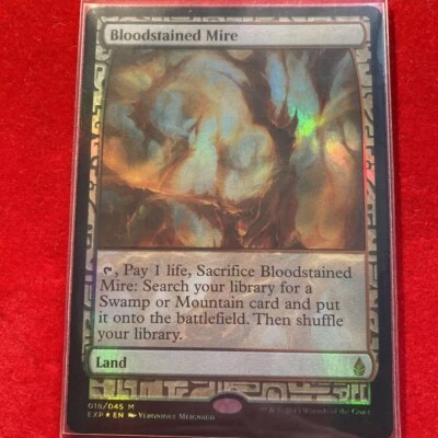 MTG Bloodstained Mire - Zendikar Expedition - FOIL- ENG - NM - Image 1 of 2