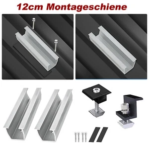 Solar Montage Solarpanel Halterung Trapezblech Befestigung PV Schiene Blechdach - Afbeelding 1 van 18