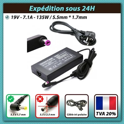 CHARGEUR POUR Acer Nitro 5 ADP-135KB T PA-1131-16 PA-1131-05 19V 7.1A