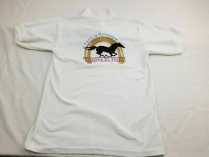 MEXICO RACE HORSE RANCH SHIRT CARRIL LA HERRADURA MEN'S POLO LARGE Sz: 40 - Picture 1 of 5