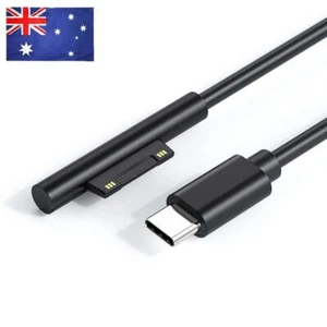 USB C Power Supply PD Fast Charger Cable for Microsoft Surface Pro 7 6 5 4 - Afbeelding 1 van 12