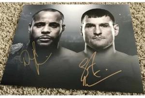 Daniel Cormier und Stipe Miocic signiertes 8x10 Foto UFC 252 - Bild 1 von 1