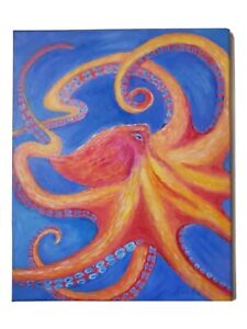 Octopus Acrulic Painting 20×16 in On Canvas.