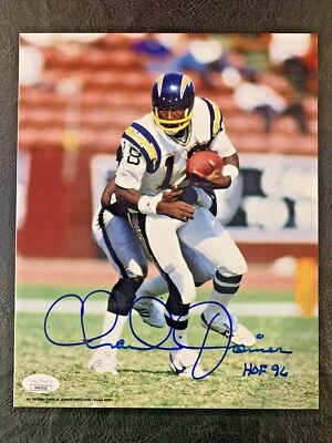 Charlie Joiner Signed 8 x 10 Photo JSA COA # HH61916 San Diego Chargers Nice - Image 1 of 4