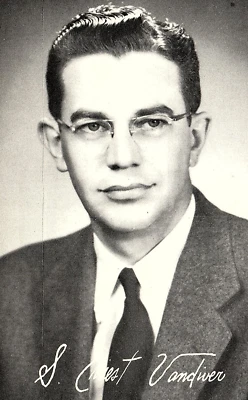 1954 ERNEST VANDIVER GEORGIA GOVENOR LT. GOV RACE AD CAMPAIGN POSTCARD 46-30 - Image 1 of 3