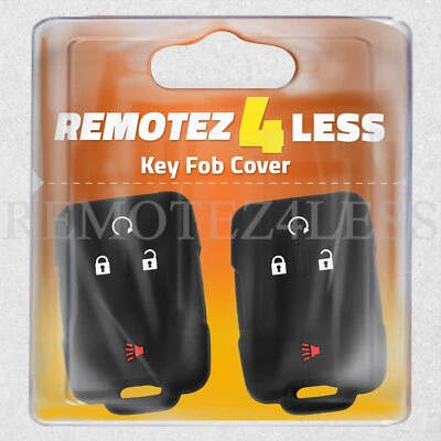 2 Key Fob Cover for 2014 2015 2016 2017 2018 2019 GMC Canyon Remote Case Skin Foto 1 de 4