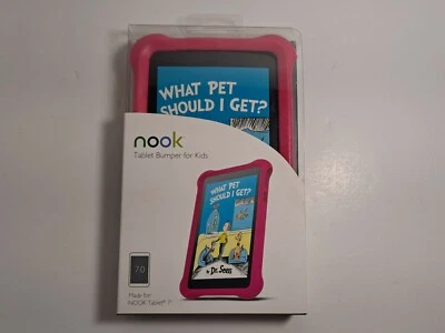 NOOK TABLET 7" PINK Foam Tablet Bumper/Case for Kids! - Barnes & Noble BRAND NEW - Image 1 of 3