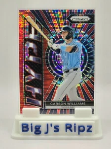 2024 Panini Prizm Red Pulsar Hype Carson Williams 143/399 SSP - Bild 1 von 2