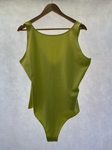H&M Sport Yellow Sleeveless Bodysuit XL Polyester Women's - Picture 1 of 11