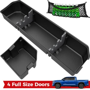 Underseat Storage fit Ford 2015-2024 F150 SuperCrew Cab 2017-2024 F250 F350 F450 - Picture 1 of 10