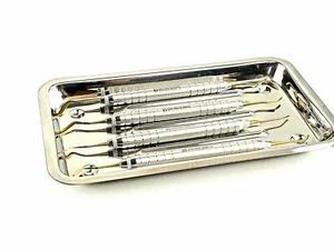 Composite Filling Instruments Double Ended Dental Restorative Carver CE + Tray - Picture 1 of 6