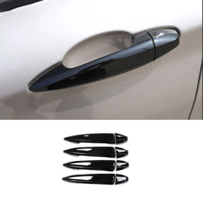 For BMW X5 F15 2014-2016 2017 2018 Gloss Black Exterior Door Handle Cover Trim - Image 1 of 4