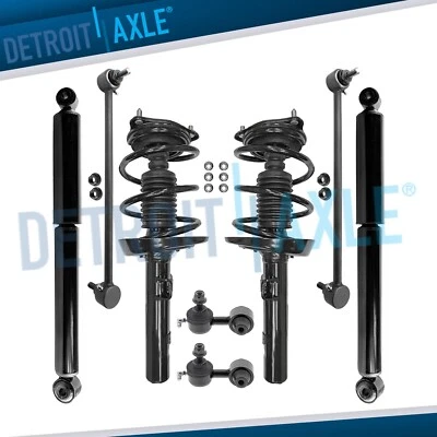 Amortiguadores de resorte helicoidal de puntal delantero trasero barras estabilizadoras para Honda Civic 2016 2017 Foto 1 de 4