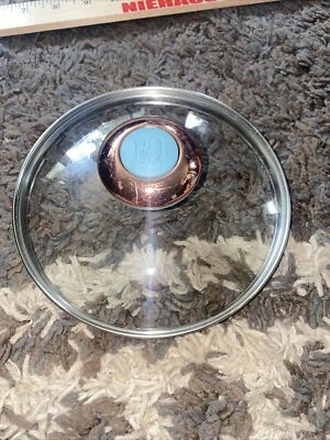 Paula Dean PD 6" Tapa Sartén Vidrio Cobre Azul Perilla Repuesto  Foto 1 de 4